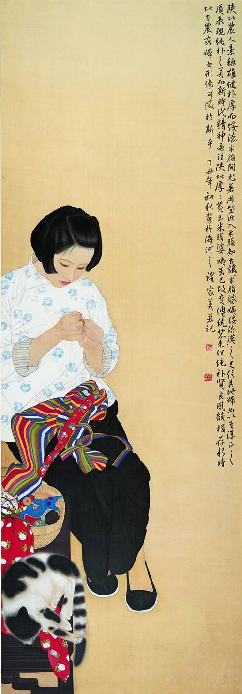 何家英的艺术风格