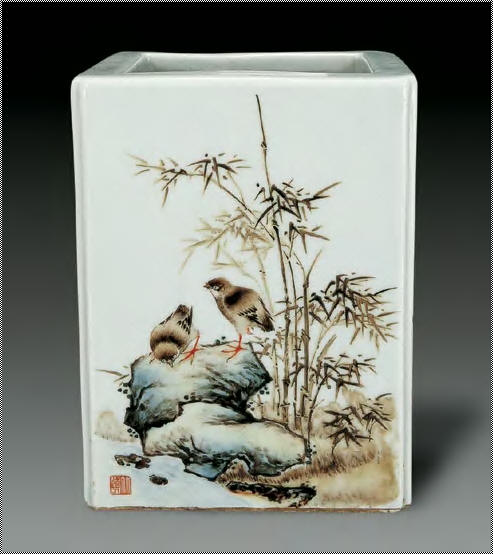 瓷板画艺术风格与鉴赏