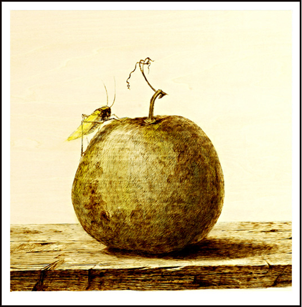 高劲松烙画作品欣赏