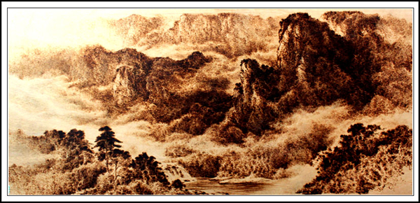 高劲松烙画作品欣赏