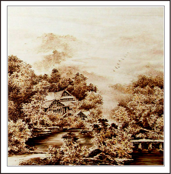高劲松烙画作品欣赏