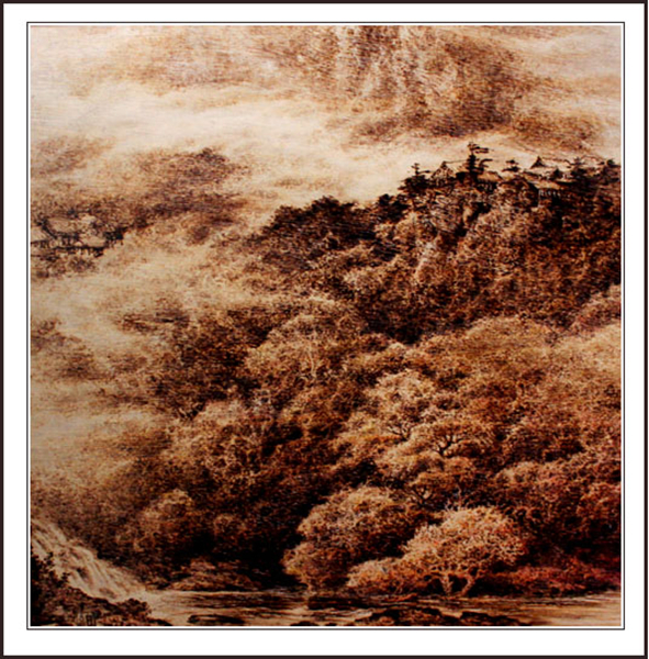 高劲松烙画作品欣赏