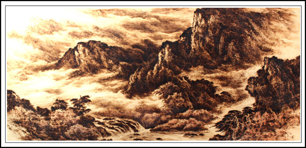 高劲松烙画作品欣赏