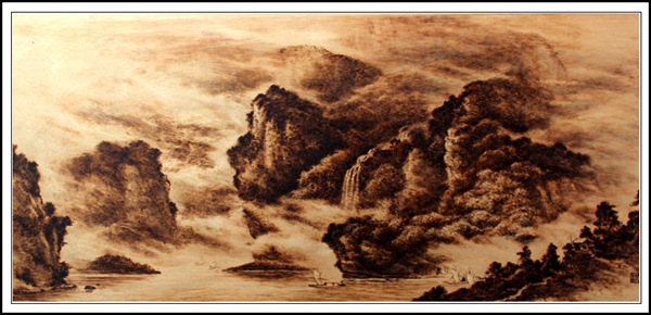 高劲松烙画作品欣赏