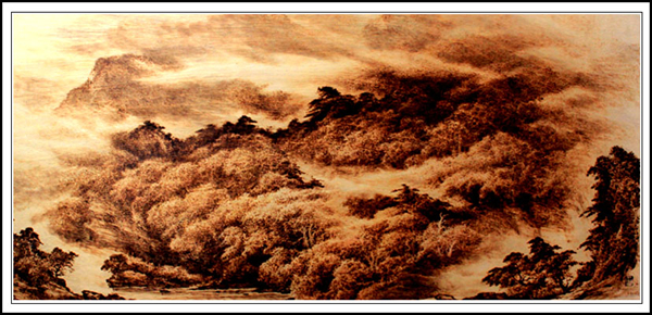 高劲松烙画作品欣赏