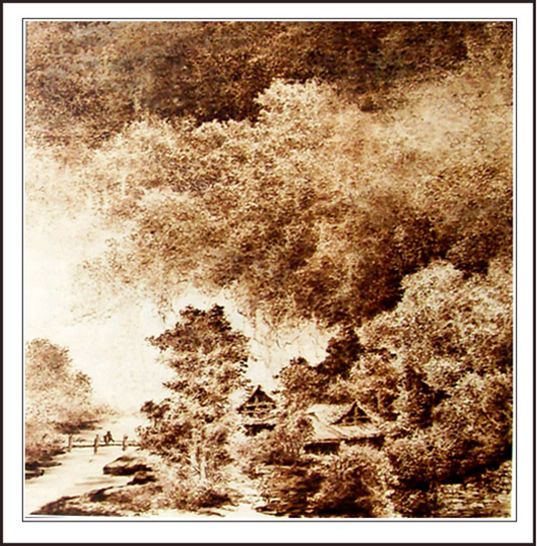 高劲松烙画作品欣赏