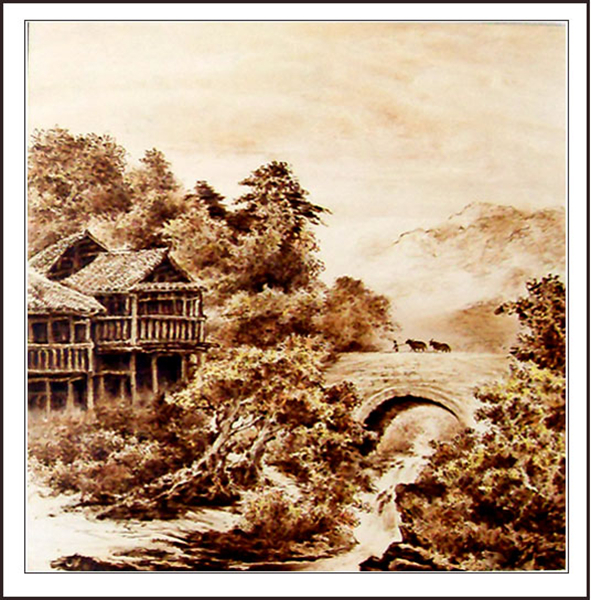 高劲松烙画作品欣赏