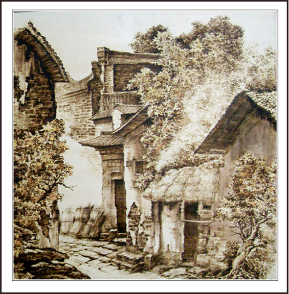 高劲松烙画作品欣赏