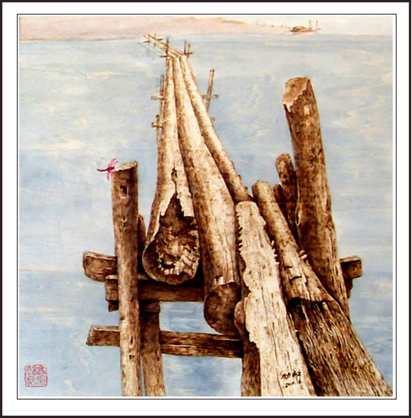 高劲松烙画作品欣赏