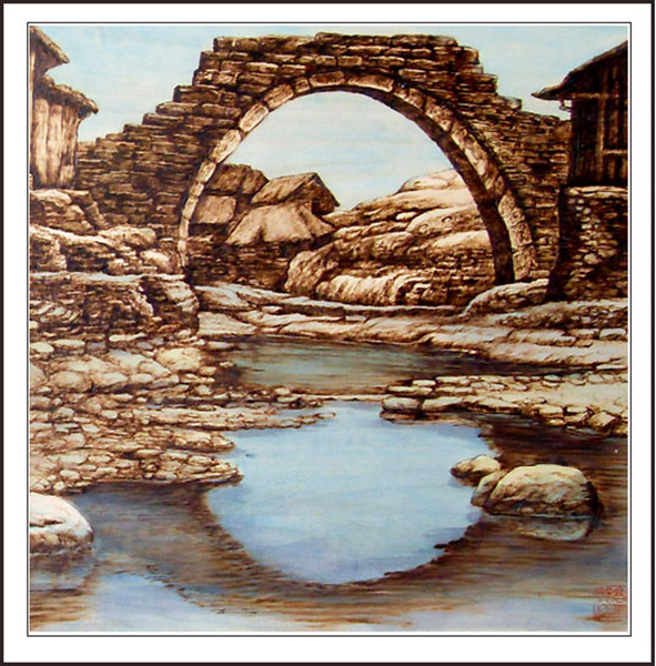 高劲松烙画作品欣赏