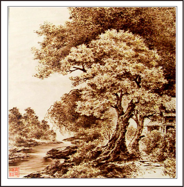 高劲松烙画作品欣赏