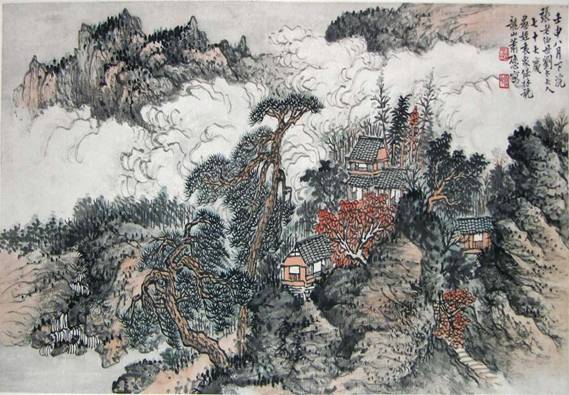 蔚然深秀--国画大师萧谦中