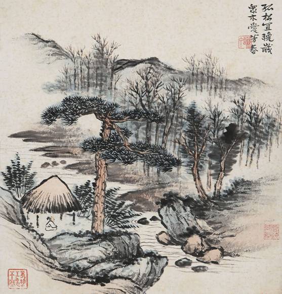 蔚然深秀--国画大师萧谦中