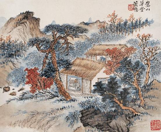 蔚然深秀--国画大师萧谦中
