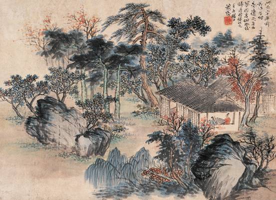蔚然深秀--国画大师萧谦中