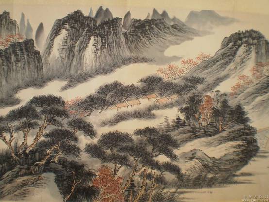 蔚然深秀--国画大师萧谦中