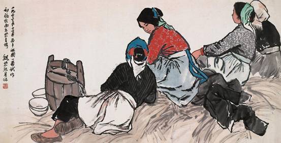 浓浓芳馥国画味-魏紫熙人物画