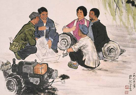 浓浓芳馥国画味-魏紫熙人物画