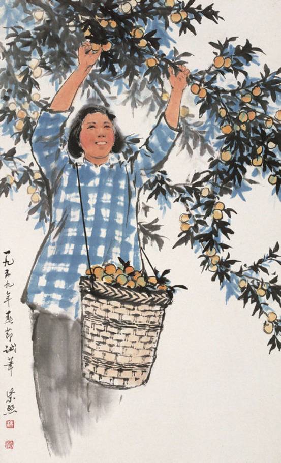 浓浓芳馥国画味-魏紫熙人物画