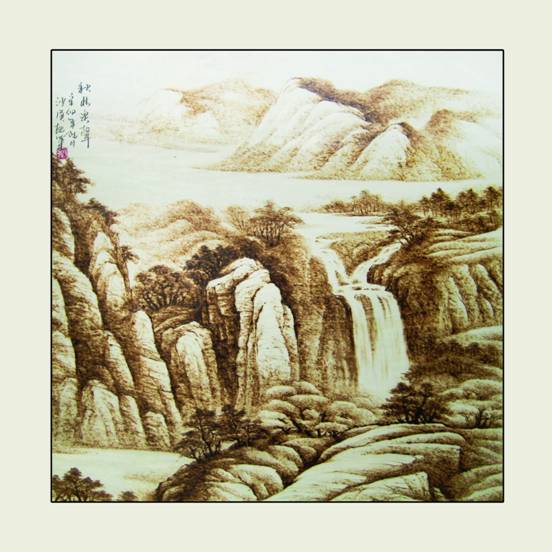 木火丹青品烙画——绘画之纯美，工艺之精湛
