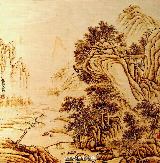 木火丹青品烙画——绘画之纯美，工艺之精湛