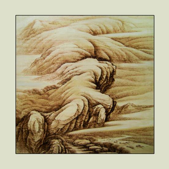 木火丹青品烙画——绘画之纯美，工艺之精湛