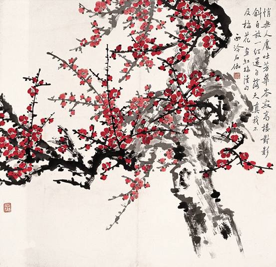 申石伽 ：疏影冷香 溢纸而出（图）