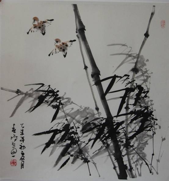 丹管一枝欲写尽人间春色