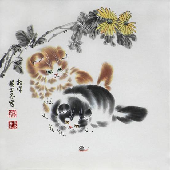 独爱杨家猫--杨世忠作品