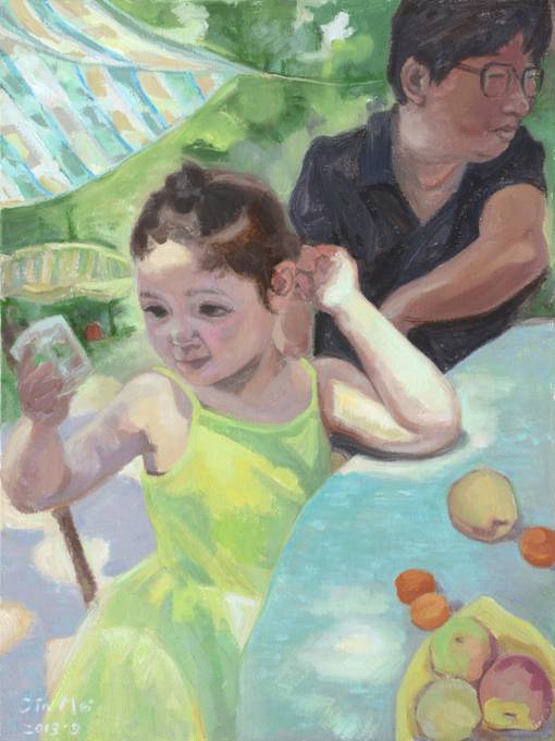 学院精神•金妹 吴玉柱油画展(图)