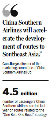 'Belt and Road' to pay off for China Southern