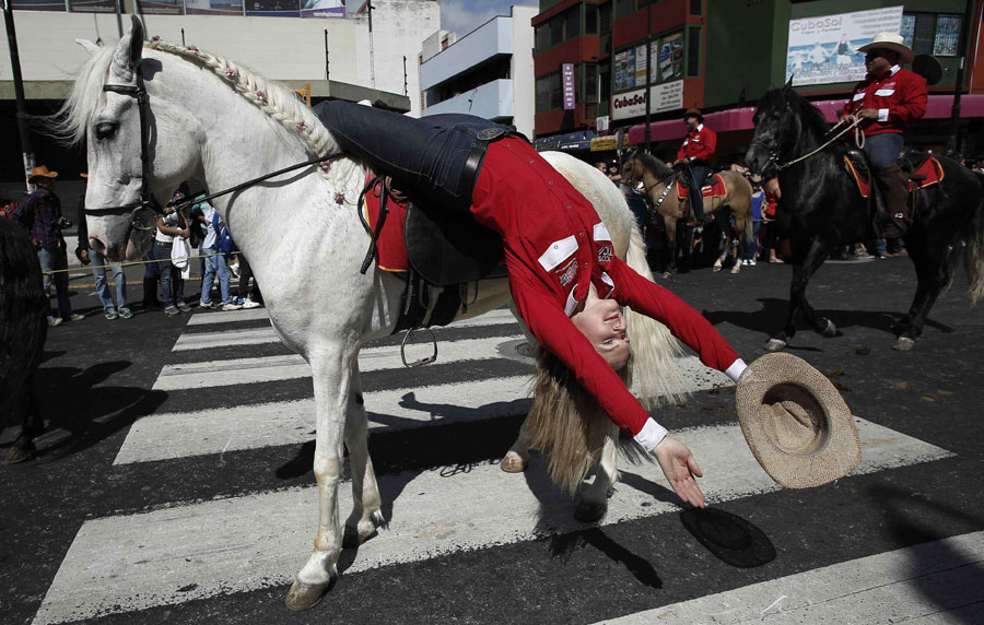 Year-end horse-ride parade California