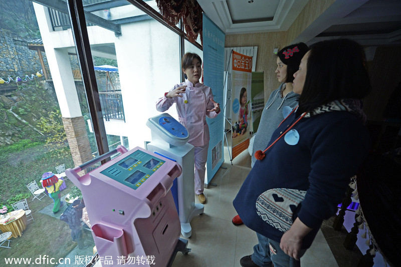 Luxury postnatal care center in SW China