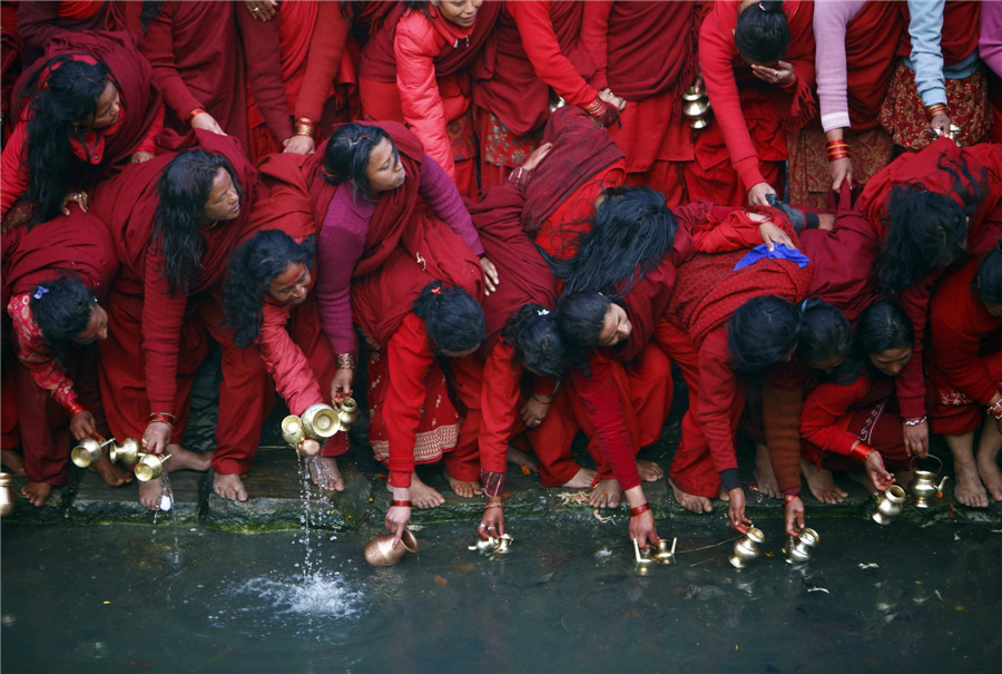 Holy waters in Nepal