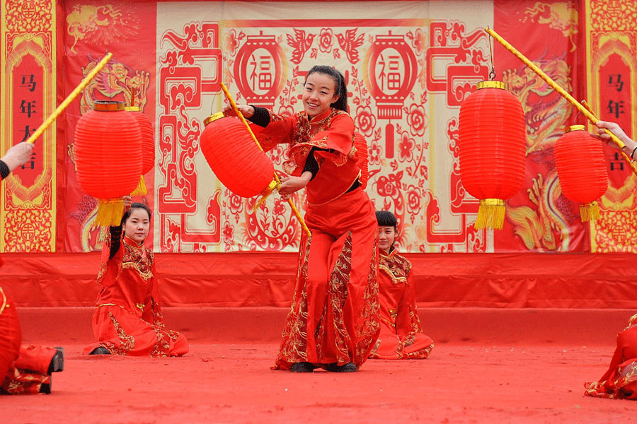 Celebrations for the upcoming Lantern Festival