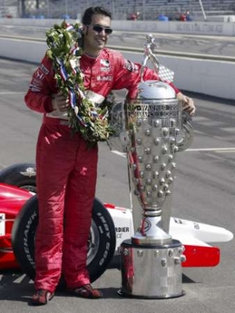 Hornish wins race at Indianapolis 500