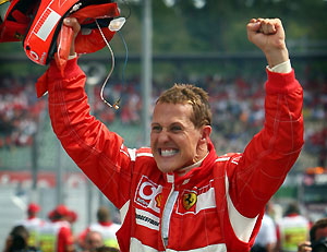 Schumacher revels in breakthrough