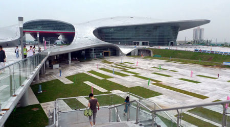 Journalists visit venues ahead of 100-day countdown
