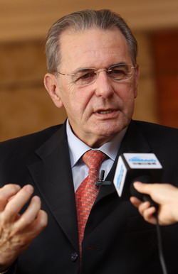 An exclusive interview with IOC's Rogge