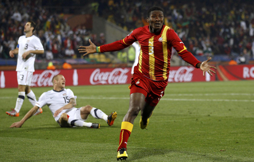Gyan sends Ghana into quarter-finals