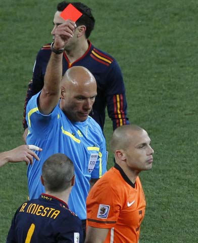 World Cup final referee Webb has no regrets