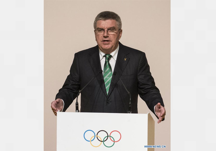 Opening ceremony of 129th Int'l Olympic Committee session held in Rio