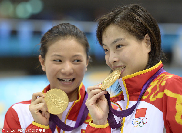 China's Wu Minxia cements her name in Olympic history