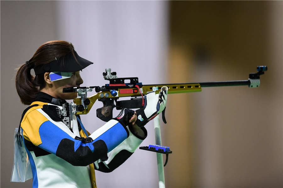 China takes silver, bronze in women's 50-meter rifle three position