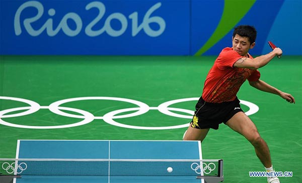 Zhang Jike, Ma Long set up all-Chinese final in Rio 2016 table tennis