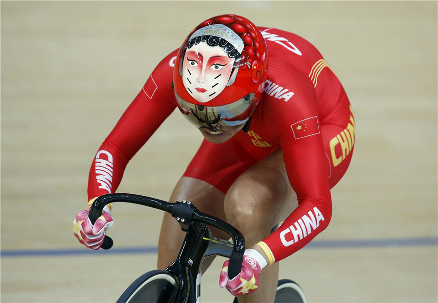 China wins first cycling Olympic gold
