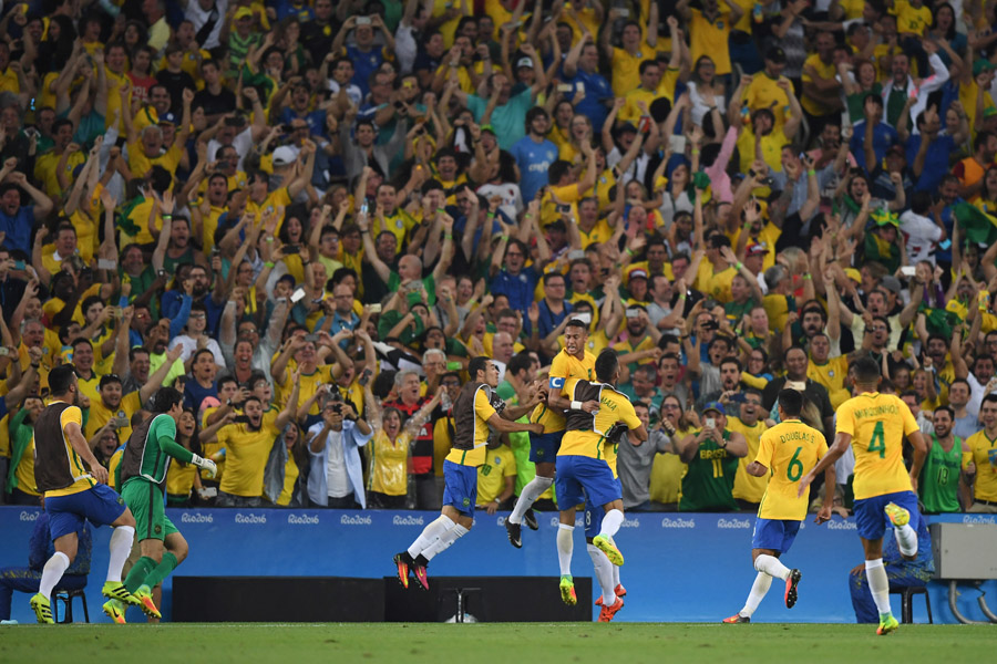 Brazil net first men's soccer gold after beating Germany