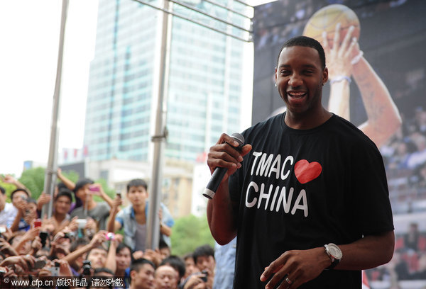 Chinese club close to signing Tracy McGrady