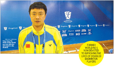 Dong seeks more support for shuttlers