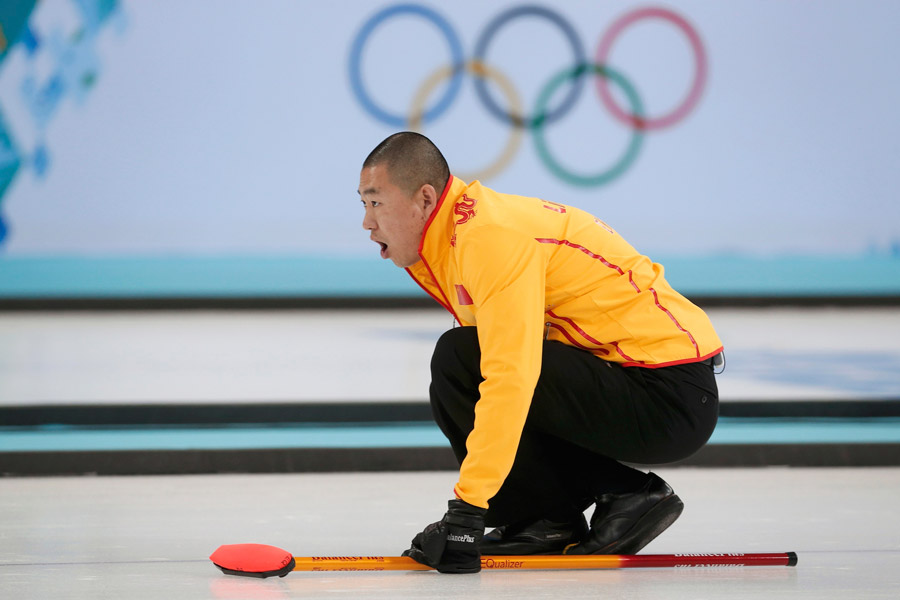 China claims two victories at curling in Sochi